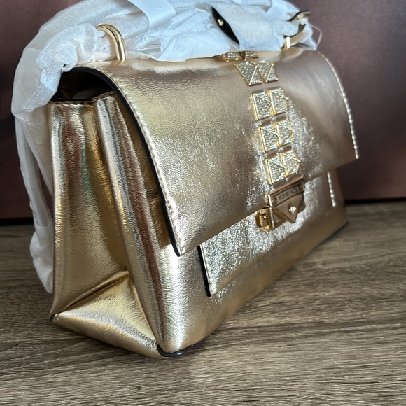 MK Cece Medium Studded Metallic Shoulder Bag NWT - Picture 3 of 10